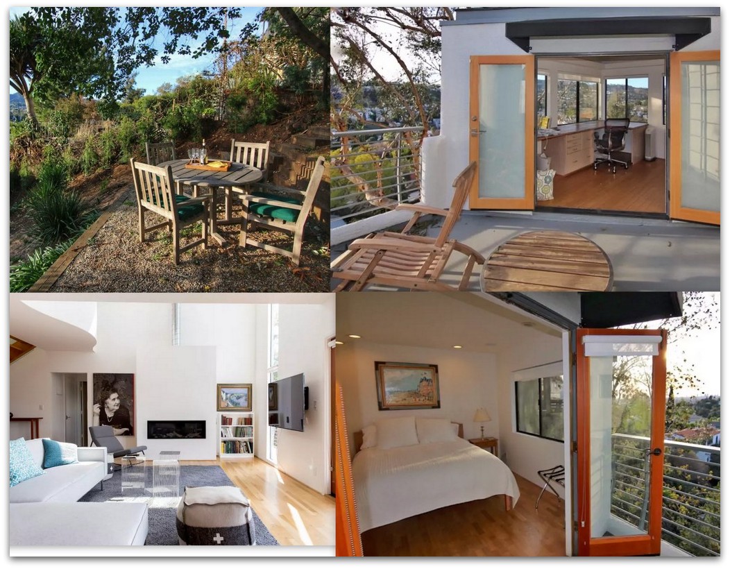 A collage of Heaven House.