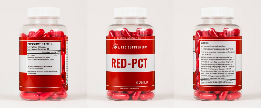 Red-PCT-Bottle-3-sides-testosterone-booster-estrogen-control-supplement