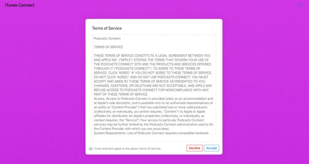 Add Podcast to iTunes - Step 2