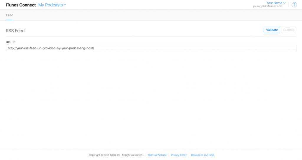 Add Podcast to iTunes - Step 4