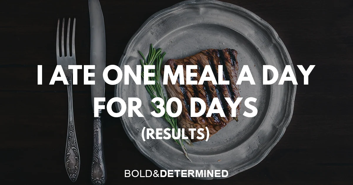 One meal per day